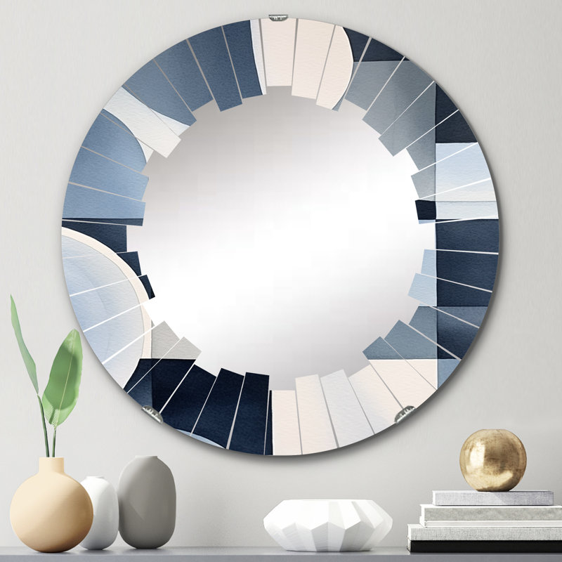 Miroir mural Myrtou, 24 po x 24 po