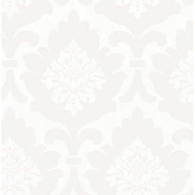 Aghaleck Damask 10m x 53cm Wallpaper Roll