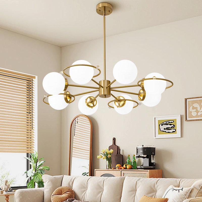 Lustre 8 lumières Sassoon