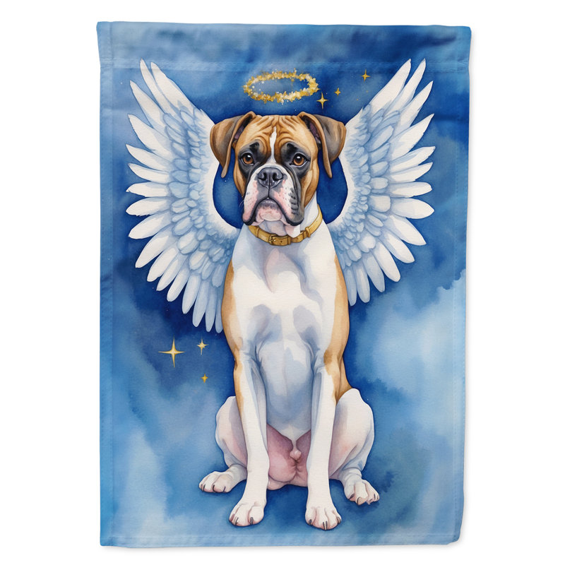 Boxer My Angel House Flag