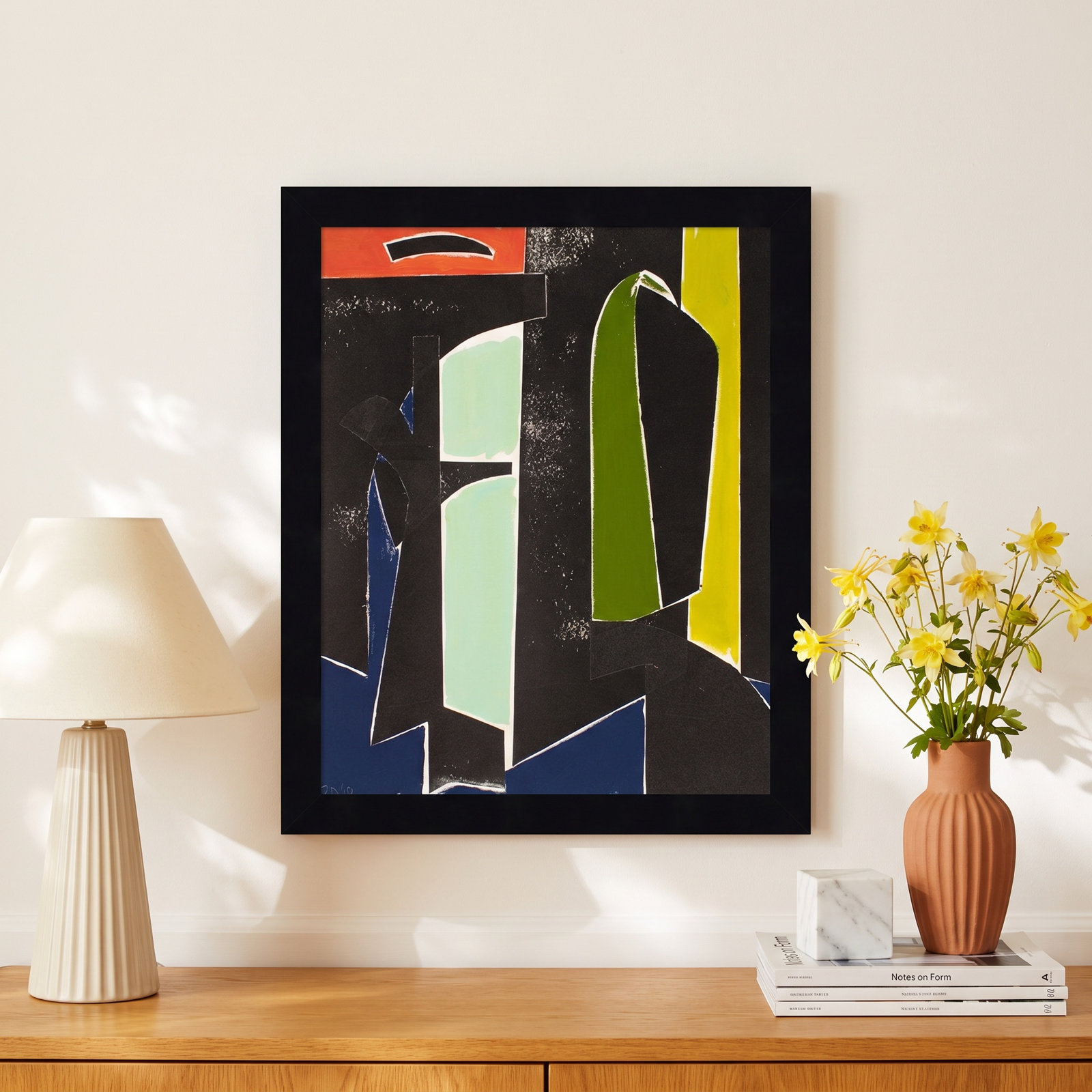 Solano "Spanish Arches" Print by Rob Delamater, 13" H x 11" W, Black