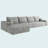 Boneless Cloud Sectional Couch With L-Shape Chaise,Modern Modular Sofa With Deep Seat, Upholstered Couches For Living Room Bedroom,No Assembly Required-162846728-162846730-162846773