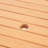 36.2" Solid Eucalyptus Wood Round Patio Dining Table