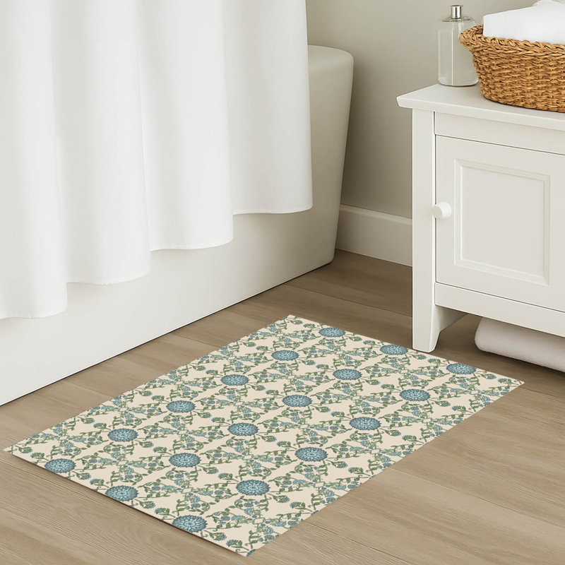 Tapis de bain Aria, Simple - L 24 po x l 17 po, Ivoire ivoire