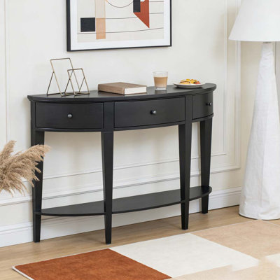 Modern Curved Console Table Sofa Table