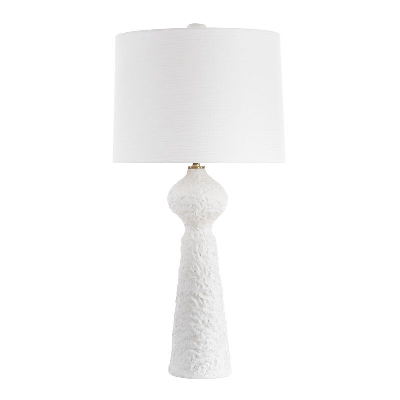 Catelin Textured White Table Lamp