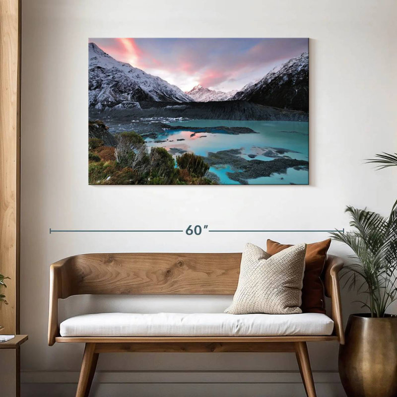 Marchelle Cook Aoraki Mountain Lake, 30" H x 45" W