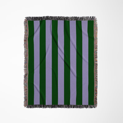 Cassian Abstract Cotton Blend Blanket Throw