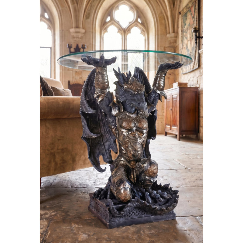 Table de bout Warrior Dragon Figurine