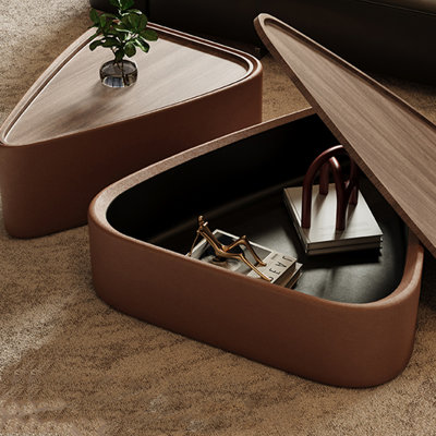Modern style wooden tea table