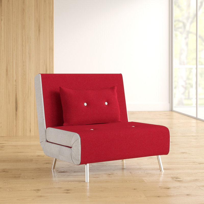 Frede 1 Seater Sofa Bed, Red