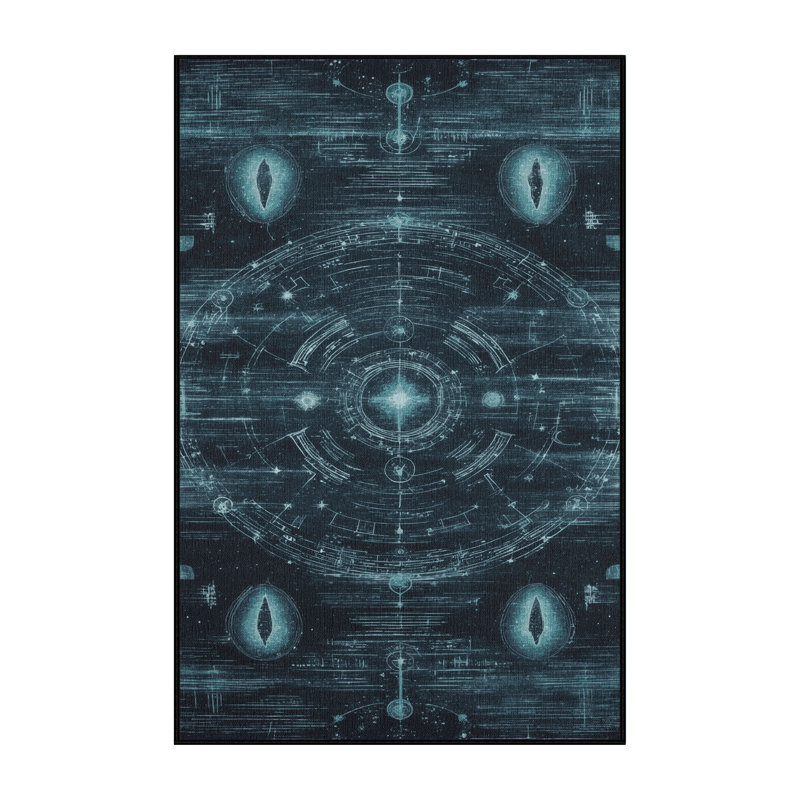Tapis gris lavable à la machine, Rectangulaire 2 pi x 3 pi