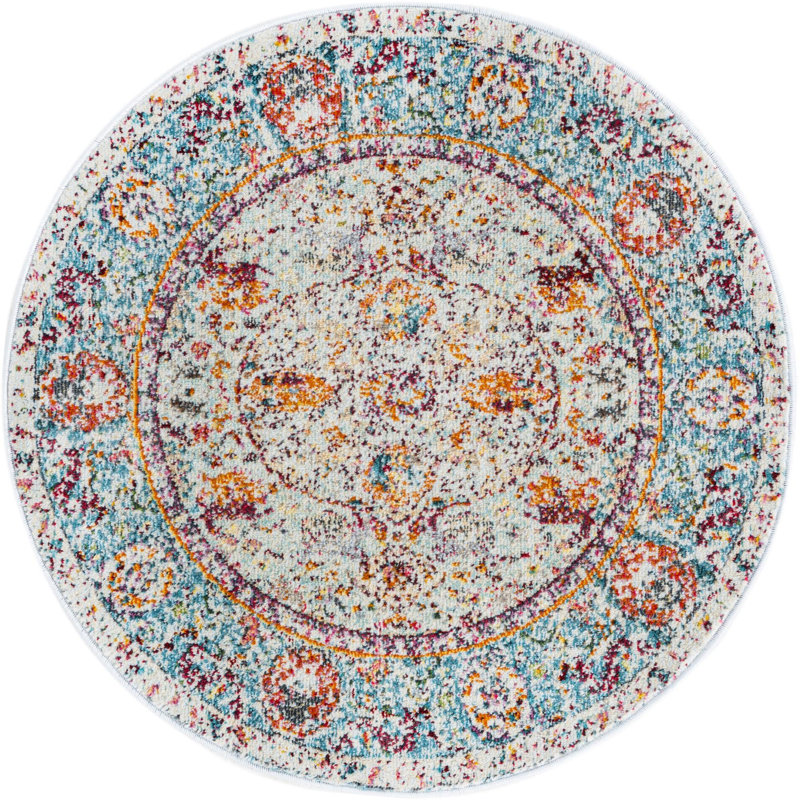 Oriental Indoor Rug, Round 6'