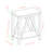 Emmie A-Frame End Table with Lower Shelf-568934151