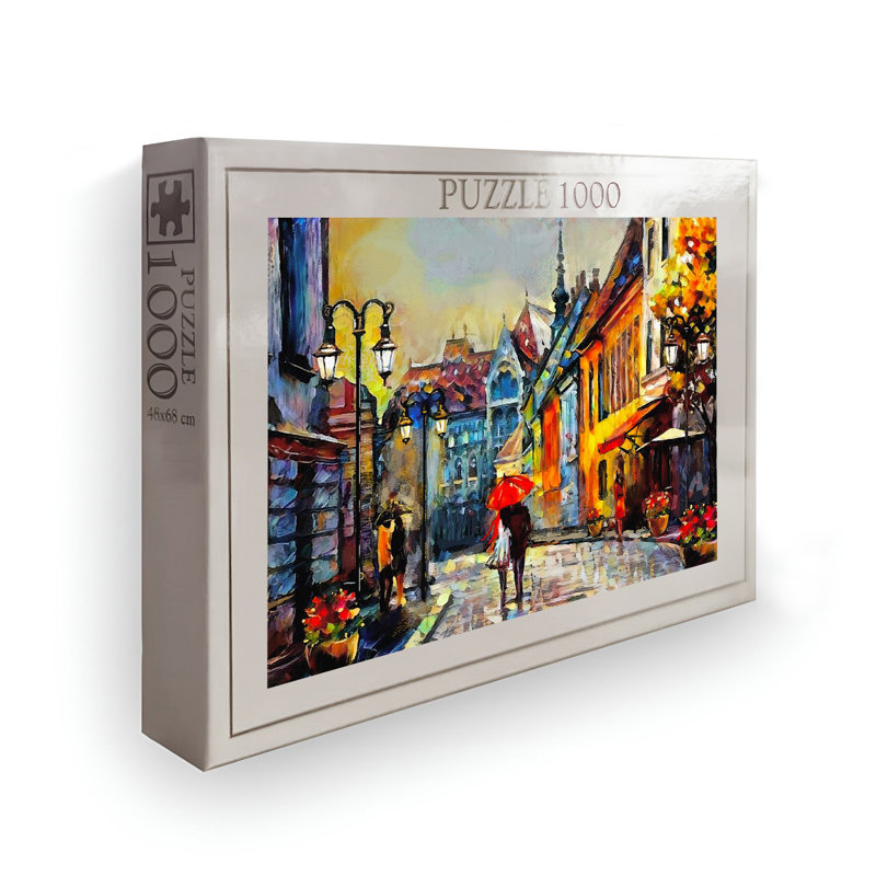 Casse-tête 1000 pièces, 26,8 po x 18,9 po | Conception 100% carton de haute qualité et éclatante | Parfait pour le plaisir en famille, le soulagement du stress et les jeux éducatifs | Cadeau pour adultes et enfants | Dimensions de la boîte: 13,2 po x 9,1 po x 2,0 po