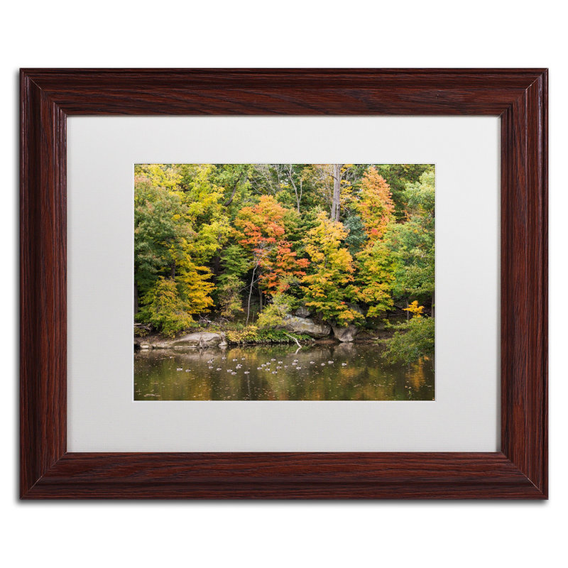 « early automne », reproduction de photo sur toile encadrée, H 11 po x l 14 po x P 0,5 po