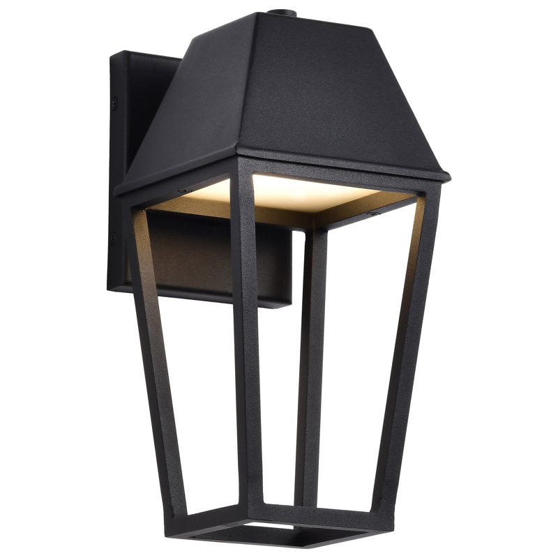 Colt - 10 Watt - Integrated LED Outdoor Lantern - Matte Black Finish, 11.75'' H x 5.5'' W x 6.88'' D