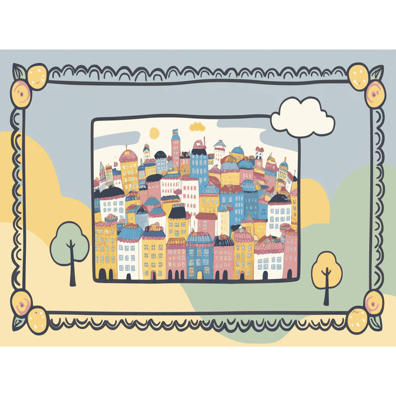 Tapis East Urban Home City, Tapis de couloir 2 pi x 4 pi