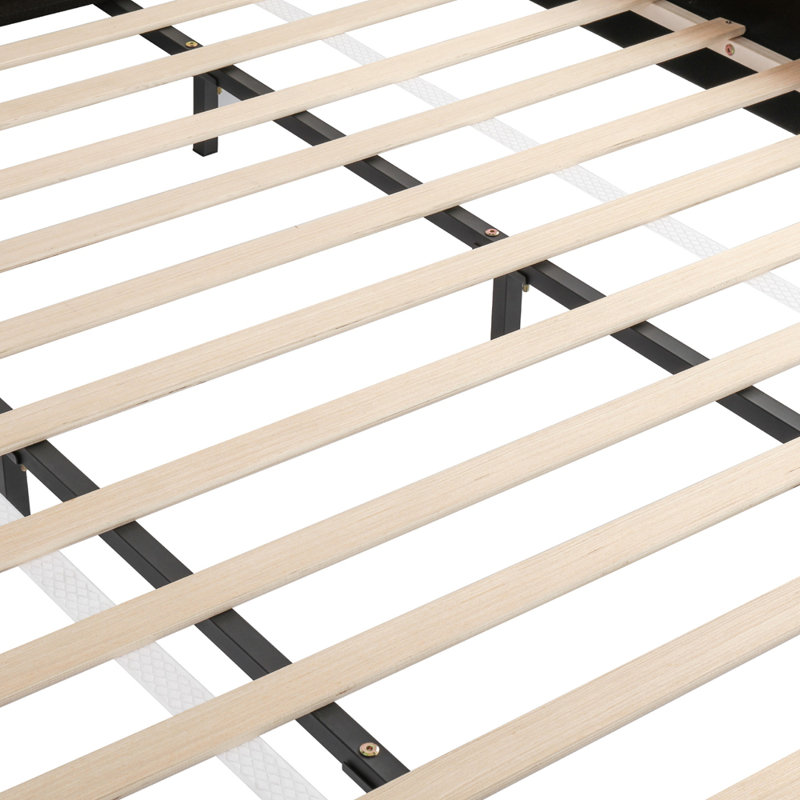 Upholstered Bed Frame Platform Bed, King
