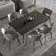 62.9" to 94.4" Extendable Dining Tables for 6 to 10 - Rectangle Black Dining Table