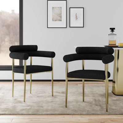 Chaises de salle à manger rembourrées Caratunk