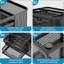 Organisateur de bureau en filet, organisateur de stylo avec 2 tiroirs,