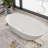 61'' x 30'' Freestanding Soaking Solid Surface Bathtub-112383703