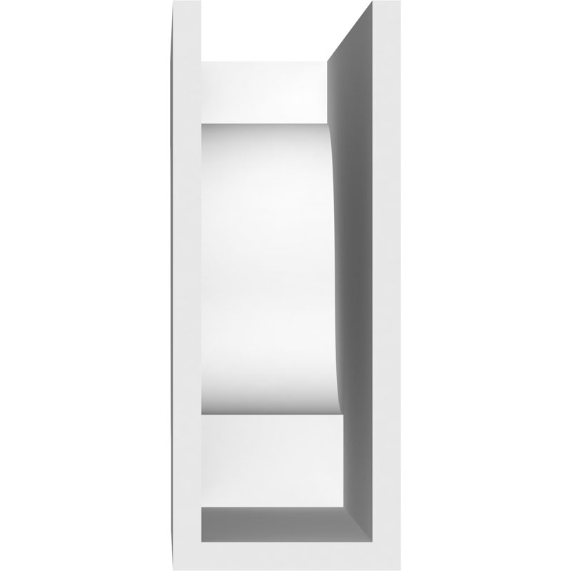 4"W x 10"H x 20"L Standard Newport Architectural Grade PVC Rafter Tail, 10"H x 4"W x 20"D