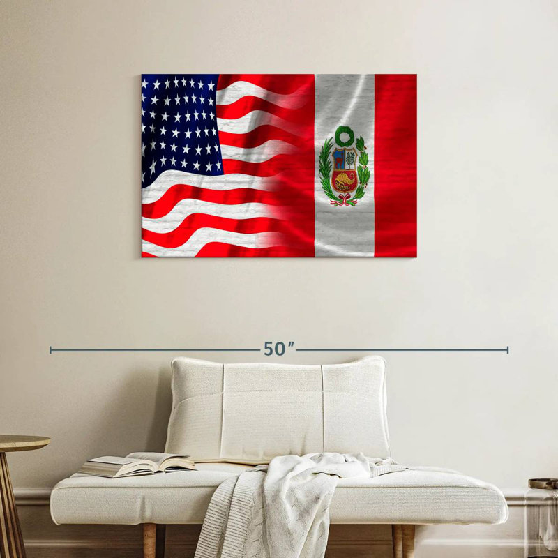 Borges Peru And USA Flags