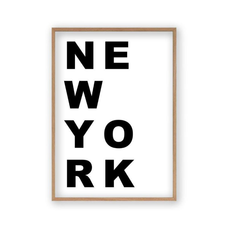 Print, Oak Frame, 41 cm H x 31 cm W