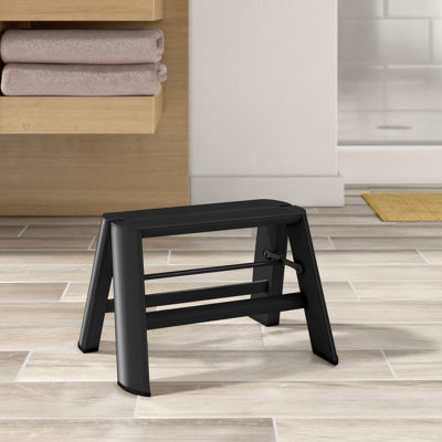  9.5''  1 - Step Aluminum Lightweight Folding Step Stool