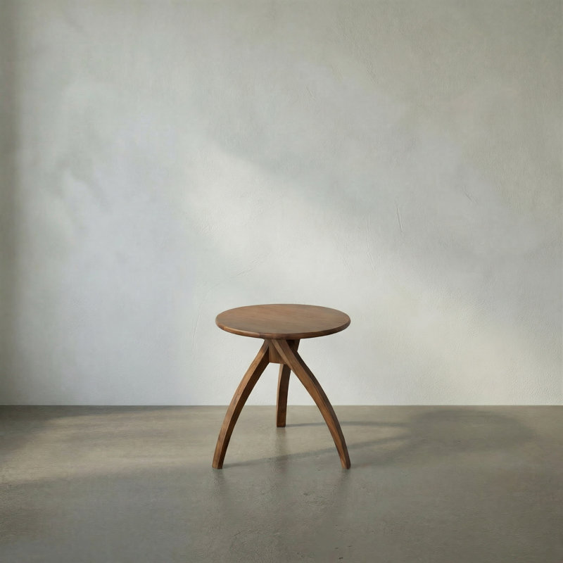 Vikram Solid Wood End Table, 17" H x 16" W x 16" D