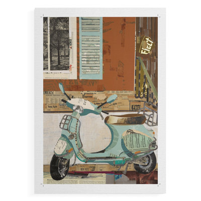 That Vespa - Impression sur toile seulement - NON-CADRE