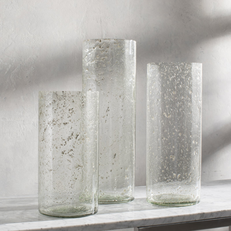 Waville Glass Table Vase, Transparent