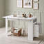 Buffet avec tablettes réglables, crochets latéraux et armoire de rangement-1164635360