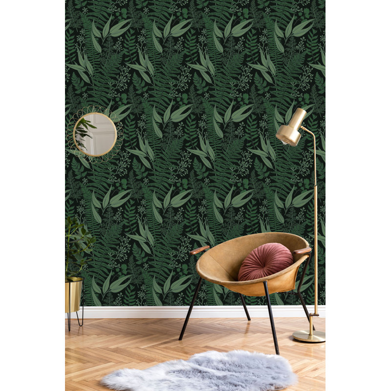 Rouleau de papier peint autocollant Batres, L 16,67 po x l 25 po