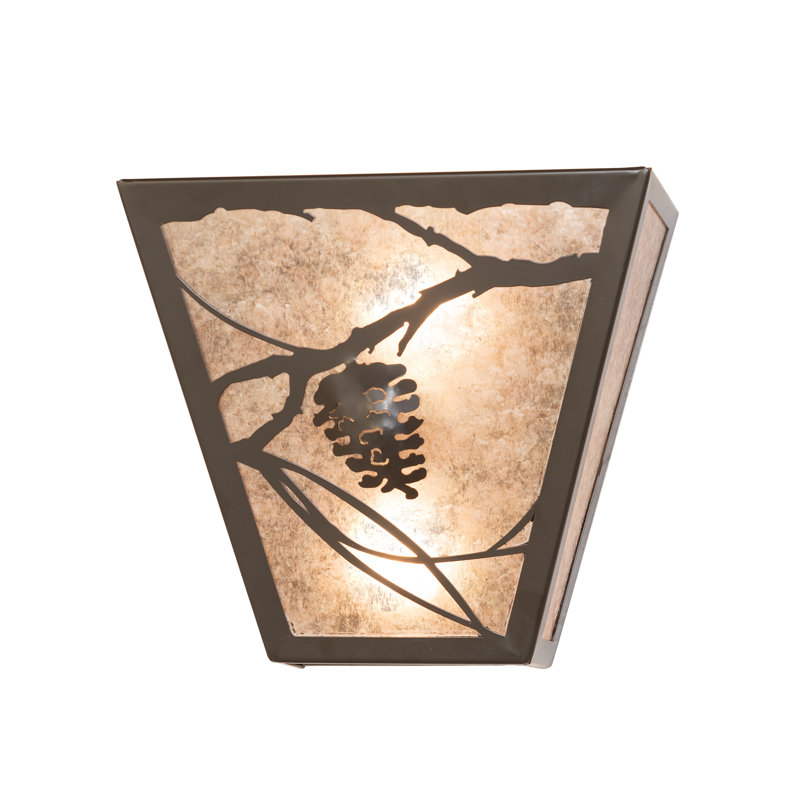 2 - Light Flush Mounted Sconce