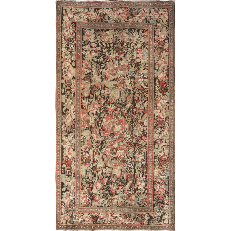 One-of-a-Kind Runner 6'10" X 13'9" Hand Knotted Area Rug