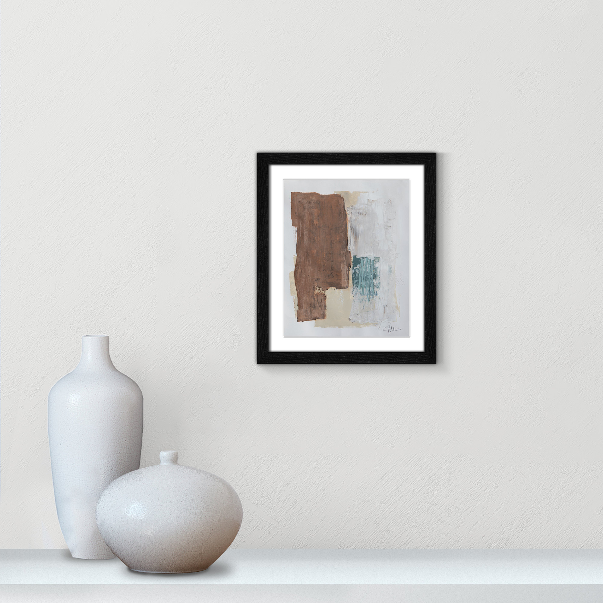 Together We Work I by Filippo Ioco - Framed Print, 15" H x 13" W x 0.75" D, Black Framed