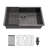 Undermount Single Bowl Kitchen Sink