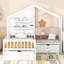 Lit simple avec canapé rembourré Hartlynn-585044439