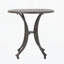 Table d'appoint d'extérieur en aluminium