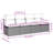  Garden Sofa Grey Poly Rattan 4-Seater Adjustable Feet