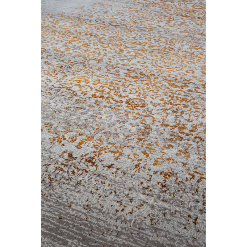 Magic Damask Area Rug, Rectangle 6'5" x 10'