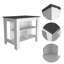 Îlot de cuisine, quatre pieds, trois tablettes-129881198
