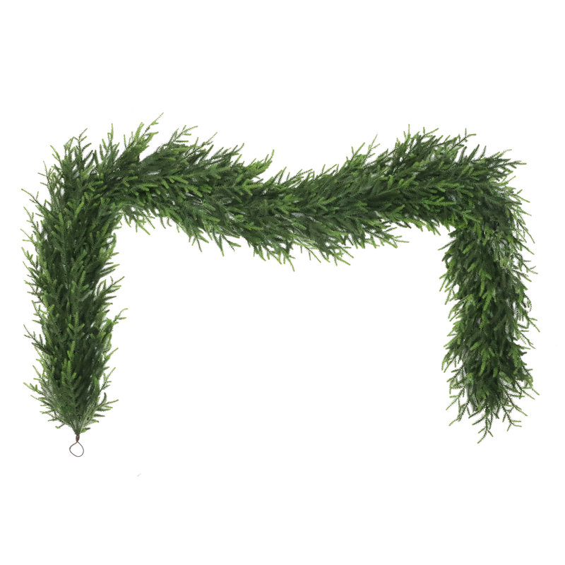 Puleo Classic Deluxe 10ft Pine Garland - Unlit