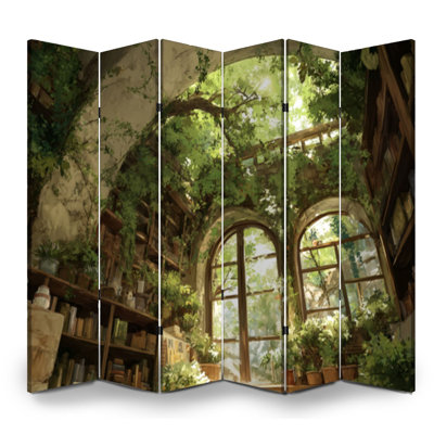 Cloison pliante 6 panneaux Paravent Royal Magical Forest