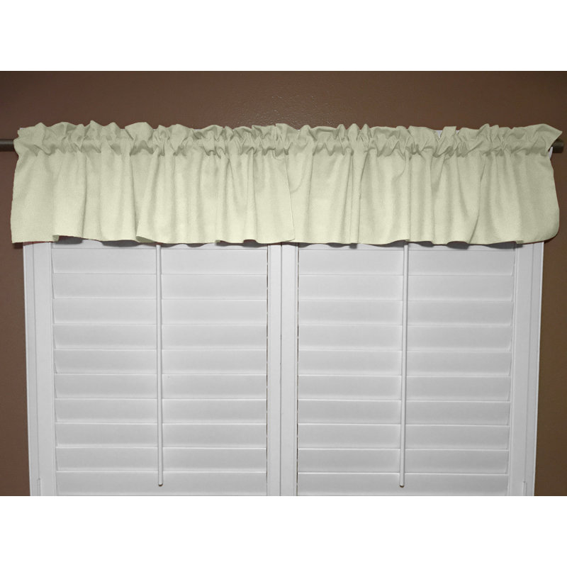 Cantonnière sur mesure l 58 po Pastorella, Ivoire, L 58 po x L 18 po