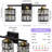 Arkin 3- Light Dimmable Bathroom Vanity Light With Cylinder Bilayer Crystal Shade-1122309900