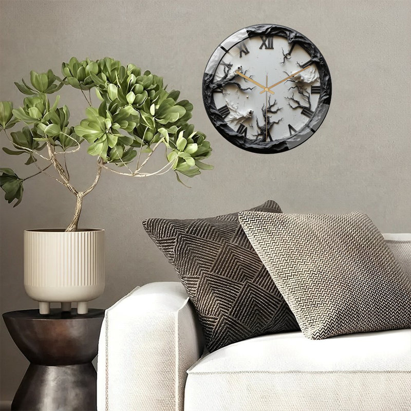 Horloge murale fantôme 12 po Ghost On Spooky
